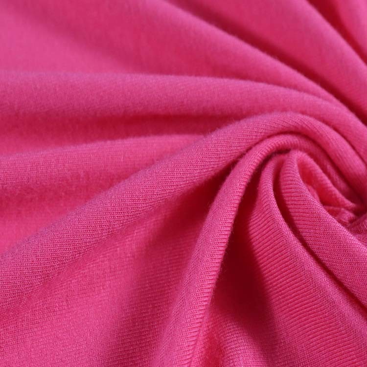 26s Cotton Polyester Single Jersey, CVC Knitted Fabric, 160GSM