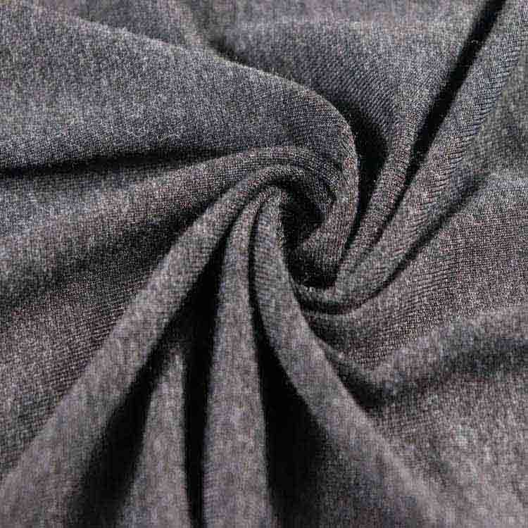 180g Viscose, , Rayon Spandex Jersey, Dark Heather Grey
