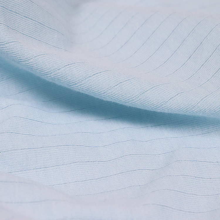 Tencel Cotton Single Jersey. Drop Needle, Underwear Textile Fabric