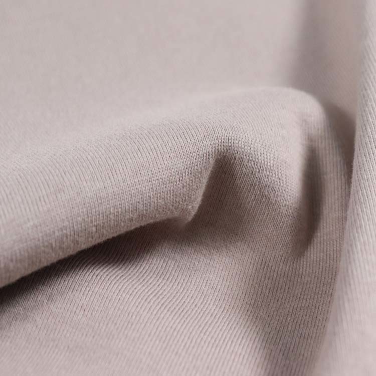 Modal Polyester Single Jersey, 160GSM, Carbon Brushed Fabric