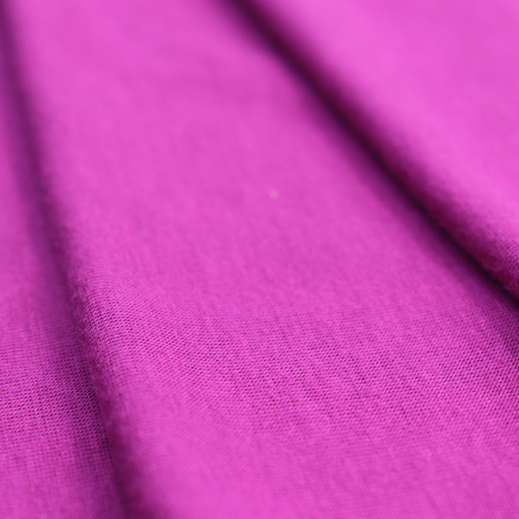 Viscose, Rayon Siro Elastic Jersey, Knit Fabric