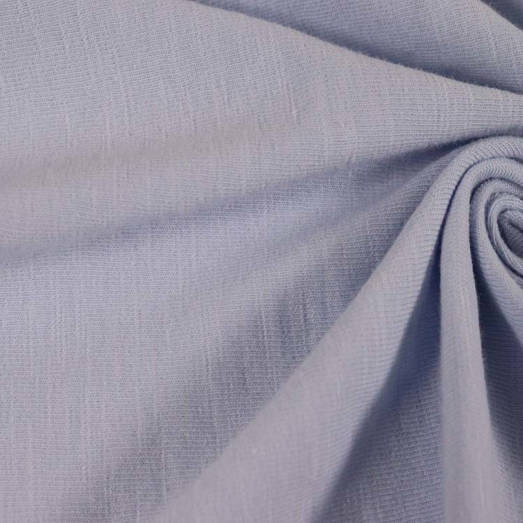 Cotton Spandex Jersey, Slub Sleepwear Fabric, 150GSM