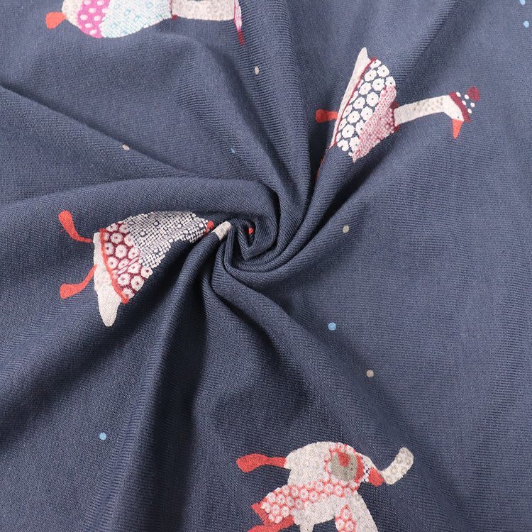 21s Tc Single Jersey, Polyester/Cotton65/35 Printed Fabric for Sleepwear