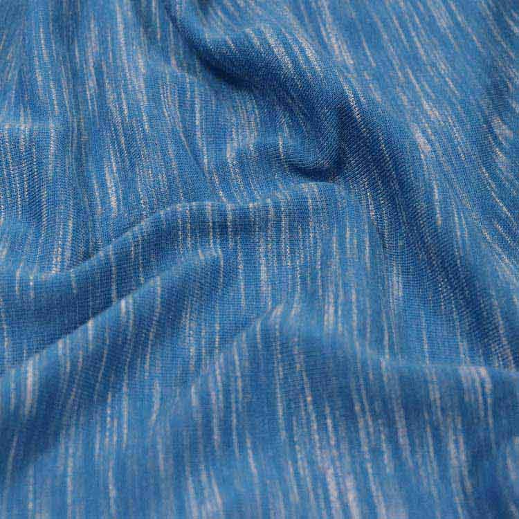 Xt-185 T/R Single Jersey 140GSM, Knitted Fabric, Single Dyed, Space Dye